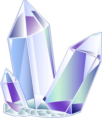 Üç kuvars kristal