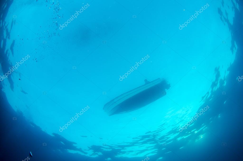 Boat from underwater Stock Photo by ©photonatura 45126163