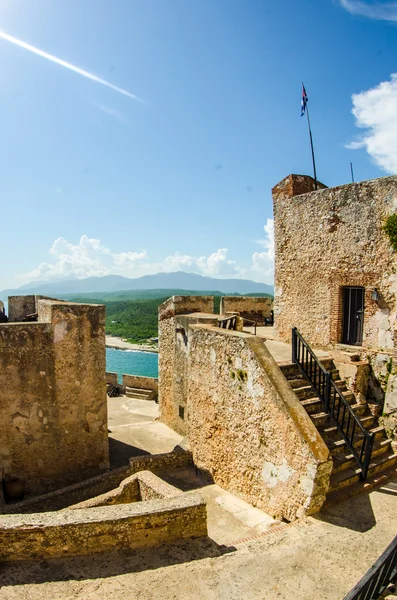 Santiago de cuba-kastély — Stock Fotó