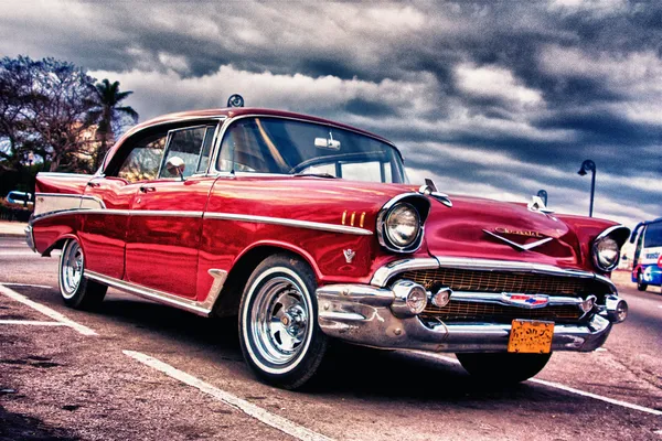 Cuba oude auto — Stockfoto