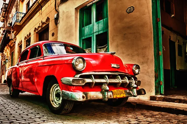 Cuba carro velho — Fotografia de Stock