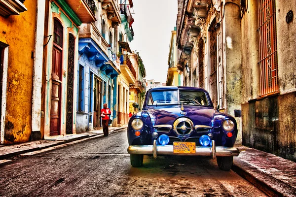 Cuba vieille voiture — Photo