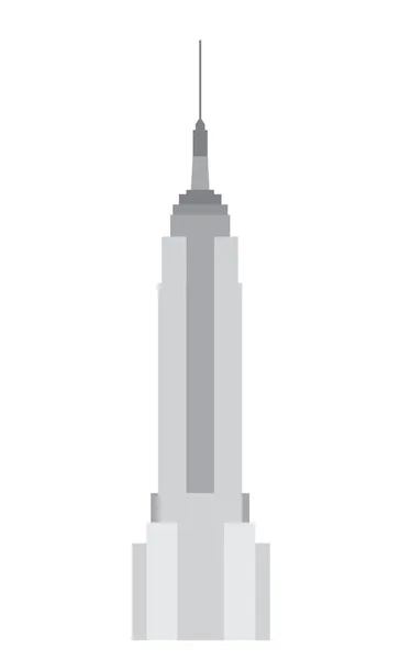 Empire state building vector illustration — Stock Vector