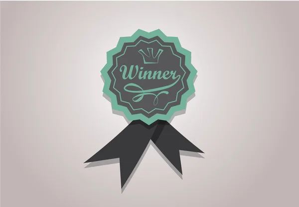 Vintage rozet kazanan