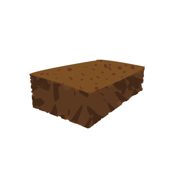 Ilustração brownie — Vetor de Stock