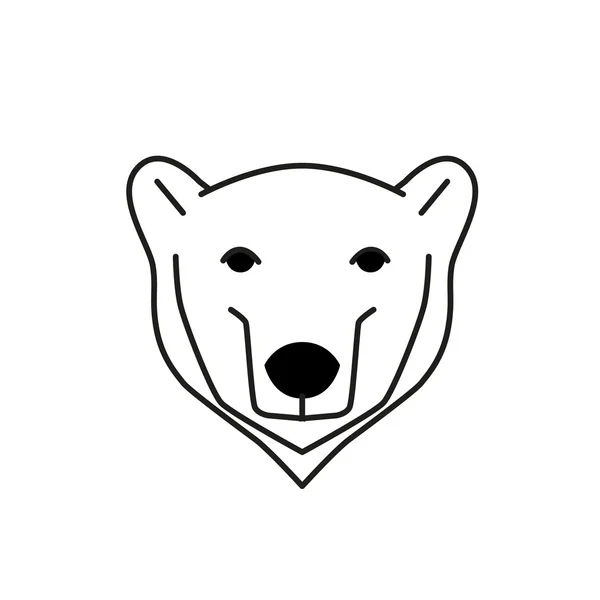 Ilustracja niedźwiedzia polarnego — Wektor stockowy