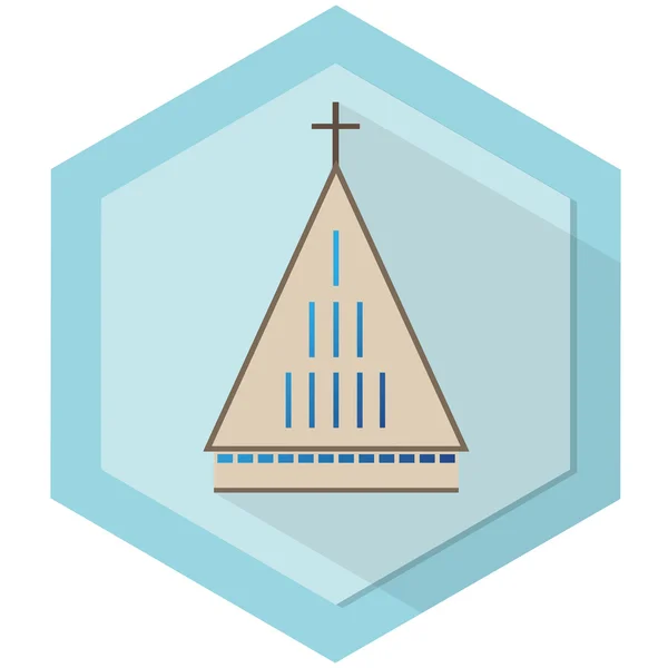 Moderne kerk — Stockvector