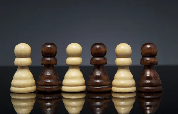 Chess pawns — Stock Photo, Image