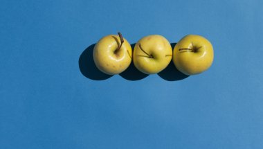 Sarı elmalar arka plan