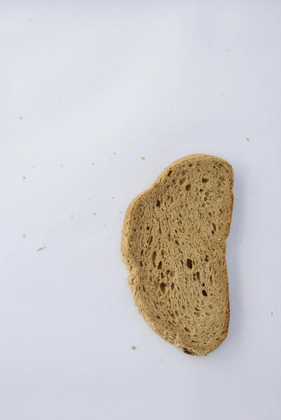 Scheibe Brot Hintergrund — Stockfoto