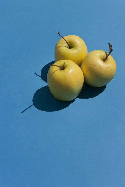 Fond de pommes jaunes — Photo