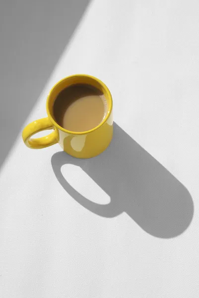 Caneca de café com cappuccino — Fotografia de Stock