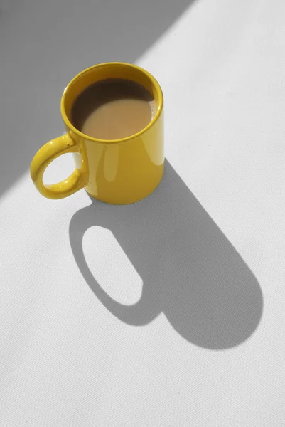 Kawa kubek z kawą cappuccino — Zdjęcie stockowe