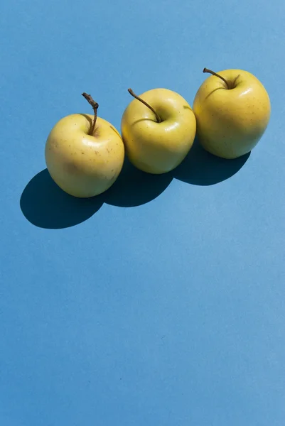 Yellow Apples Background — Stock Photo, Image