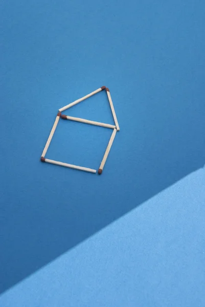 Matchsticks House — Stock Image Matchsticks House Royalty Free Stock Images