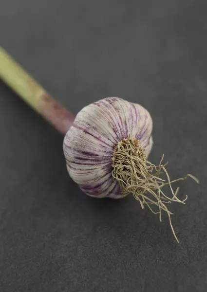 Green garlic detail — Stock Photo, Image