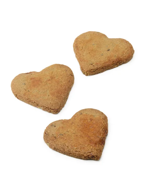 Cookies en forme de coeur — Photo