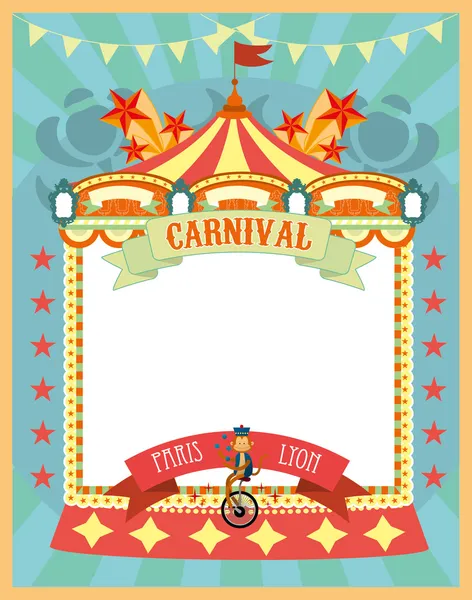 Fun fair template — Stock Vector