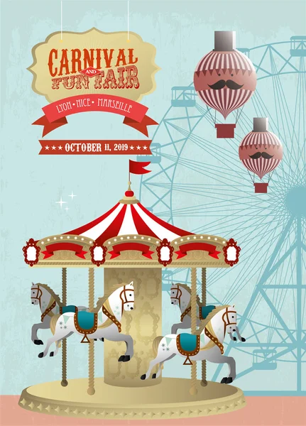 Carnaval Vintage — Image vectorielle