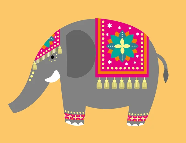 Slon indický festival — Stockový vektor