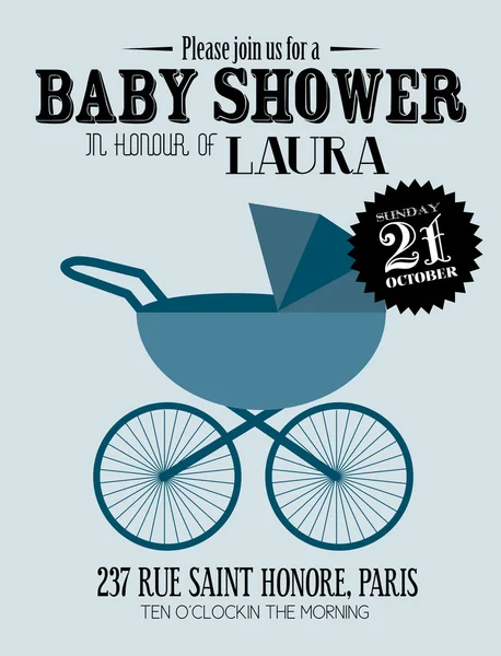 Baby shower — Wektor stockowy