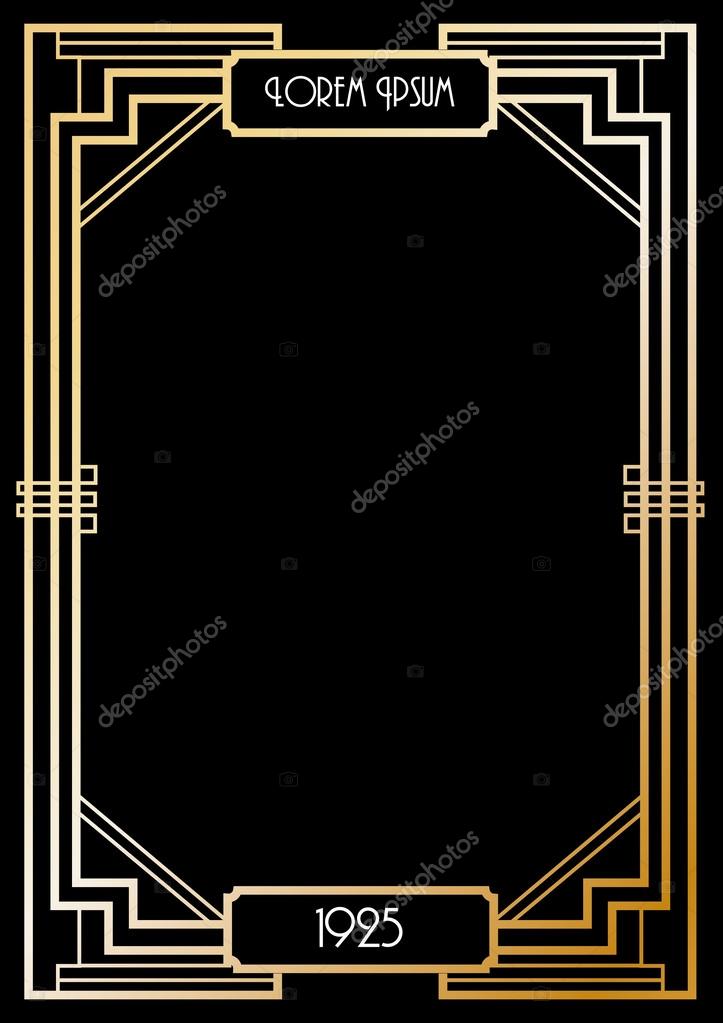 art deco clip art background - photo #17