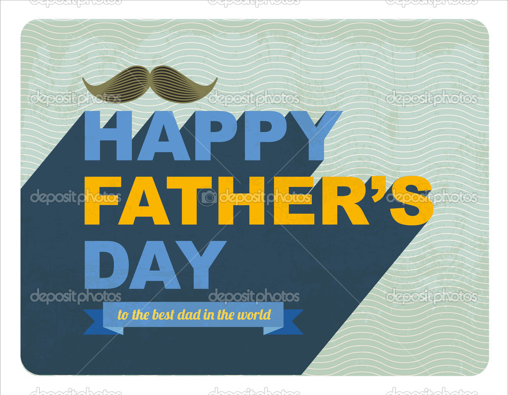 Father's day greeting template