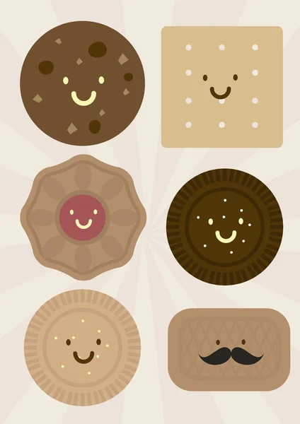 Cookies — Stock Vector