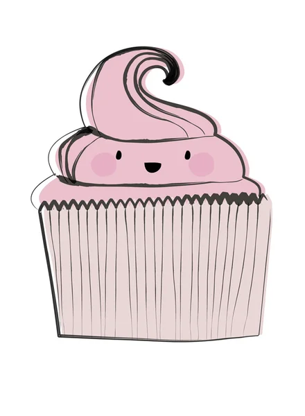 Cupcake — Stock Vector