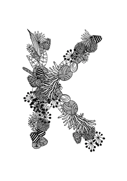 Lettre K — Image vectorielle