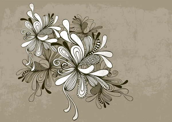 Floral motif — Stockový vektor