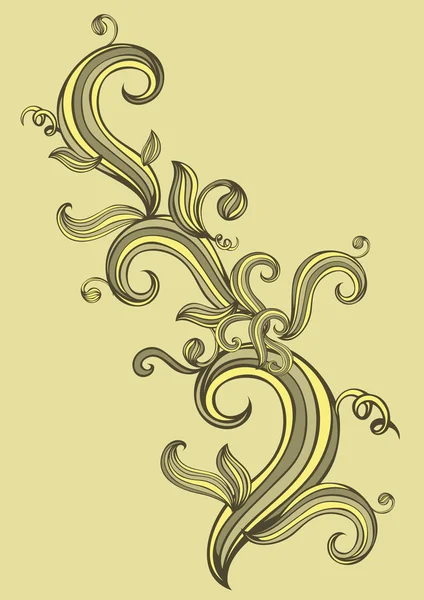 Floral ornate — Stock Vector