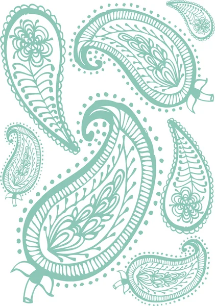 Seamless paisley — Stock Vector