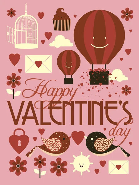 Día de San Valentín — Vector de stock