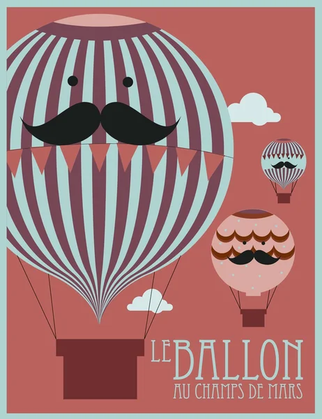 Horkovzdušné balóny — Stockový vektor