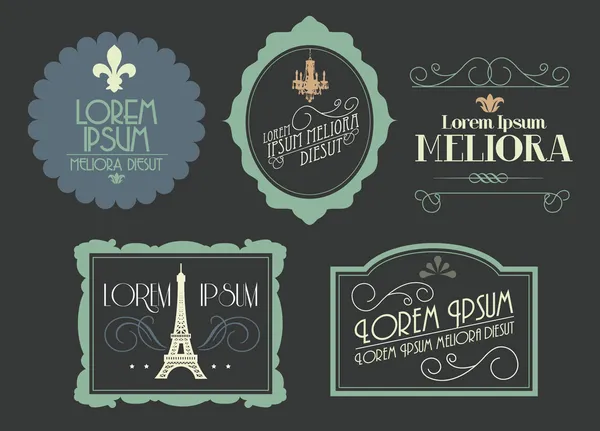 Vintage borders — Stock Vector