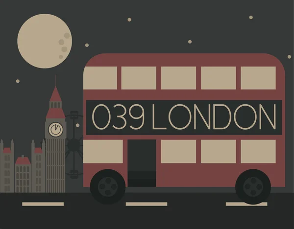Double decker bus Stock Illustration