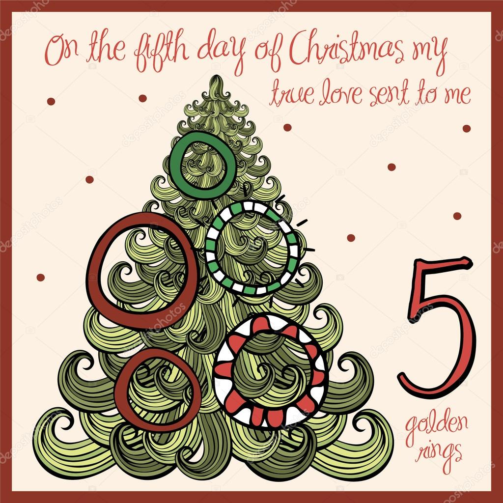 Fifth day - five golden rings