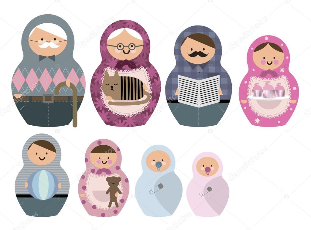 russian doll family