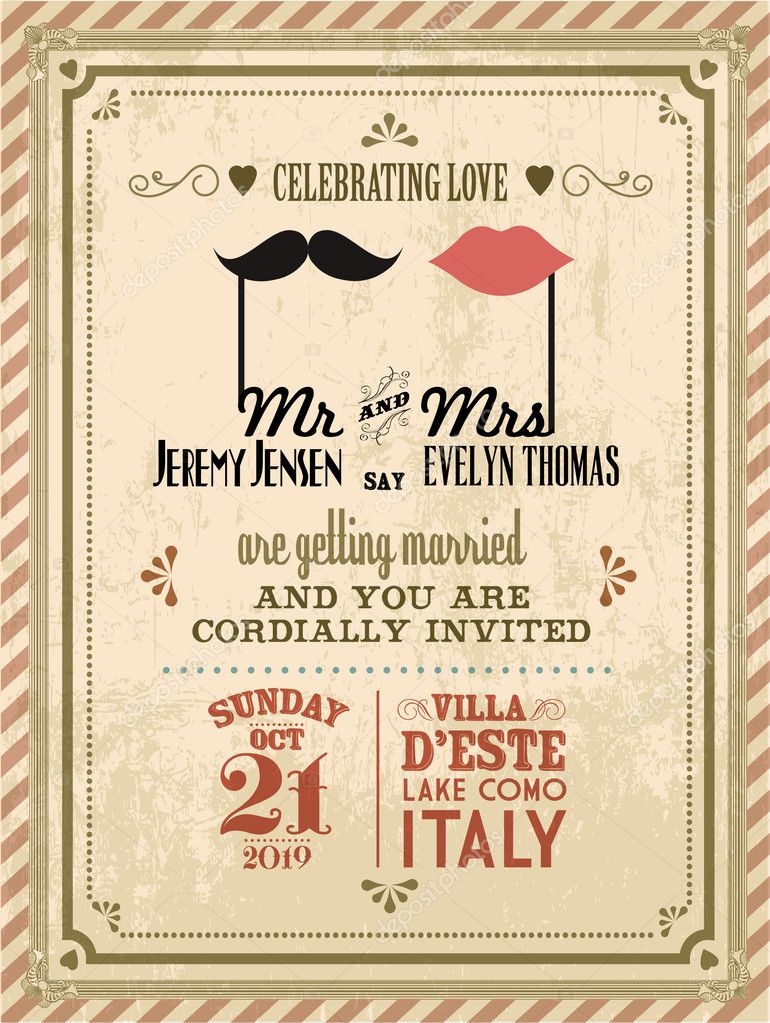 Classic Wedding Invitation Cards 10