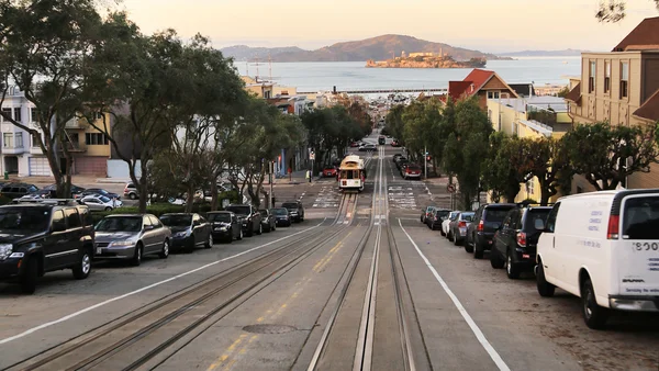 Rua Hyde em São Francisco, CA — Fotografia de Stock