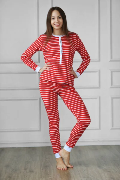 Fashion Beautiful Girl Pajama — Stock Photo, Image