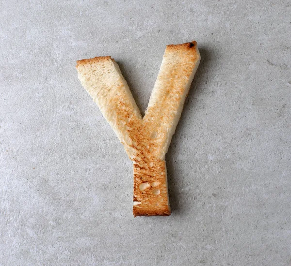 Toastbrot Auf Dem Tisch — Stockfoto