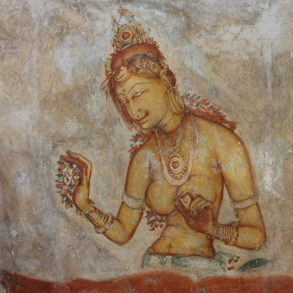 kaya resimleri. Sigiriya, sri lanka.