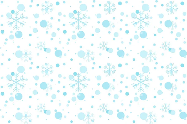 Copos Nieve Patrón Sin Costuras Vector Textura Invierno Fondo Para — Archivo Imágenes Vectoriales