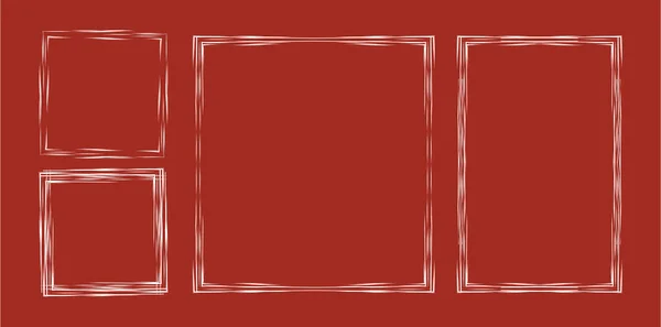 Рамки Векторний Шаблон Декоративні Рамки Скрапбуків — стоковий вектор