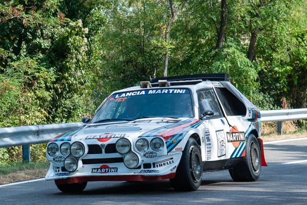 Piacenza Italie 25Ème Défilé Voitures Historiques Silver Flag Lancia Stratos — Photo