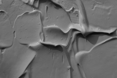 Kozmetik jel dokusu, gri renk.