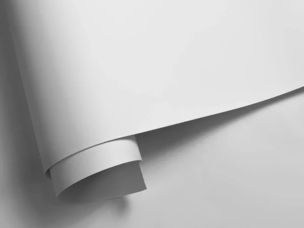 Beyaz Ambalaj Kağıdı Şablon Şablon — Stok fotoğraf