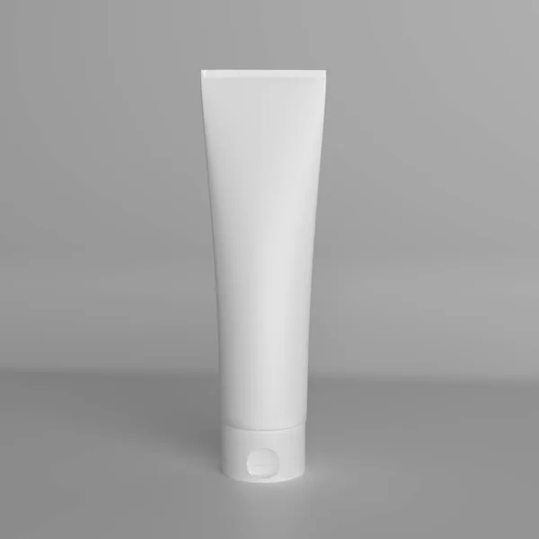Renderizado Plantilla Embalaje Para Crema Cosméticos Maqueta Para Diseño —  Fotos de Stock